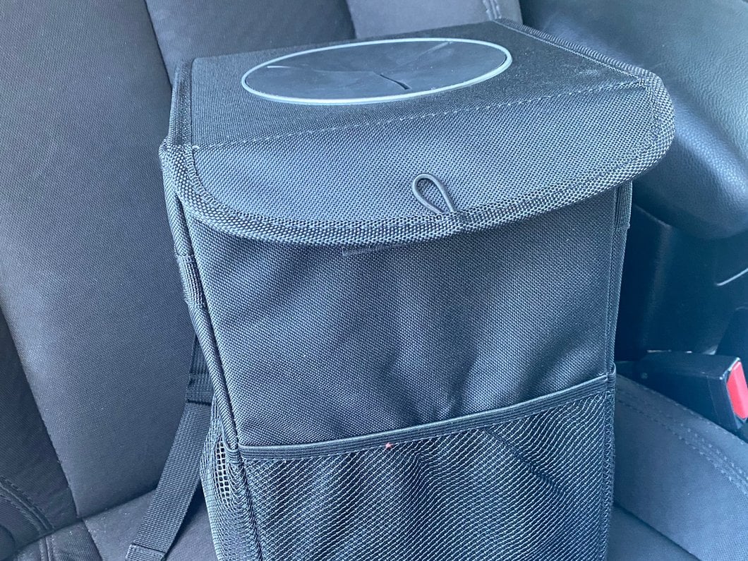 RedRock Headrest Mounted Trash Can with Storage Pockets (07-25 Jeep Wrangler JK & JL)