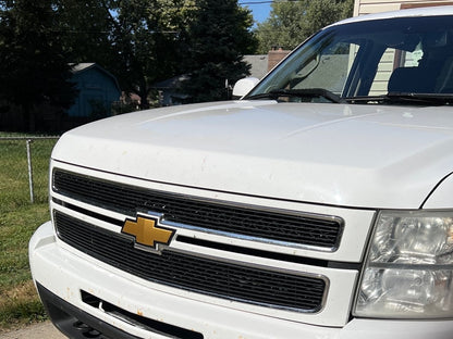 RedRock Upper Overlay Grille; Black (07-13 Silverado 1500)