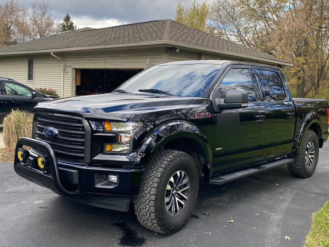 RedRock Bug Hood Deflector; Smoked (15-20 F-150, Excluding Raptor)