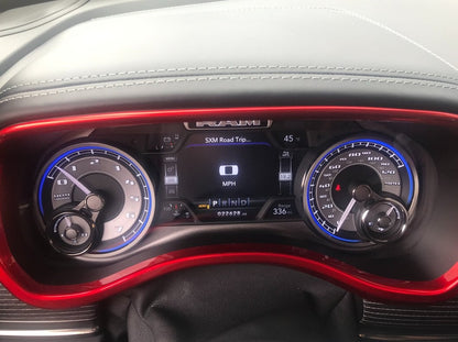 RedRock Gauge Cluster Trim; Red (19-25 RAM 1500)
