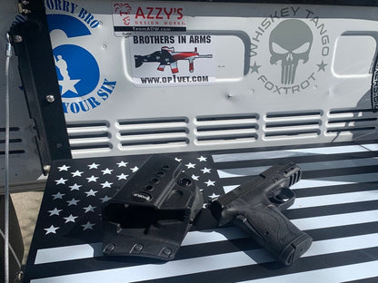 RedRock Tailgate Storage Rack; Stars and Stripes (07-18 Jeep Wrangler JK)