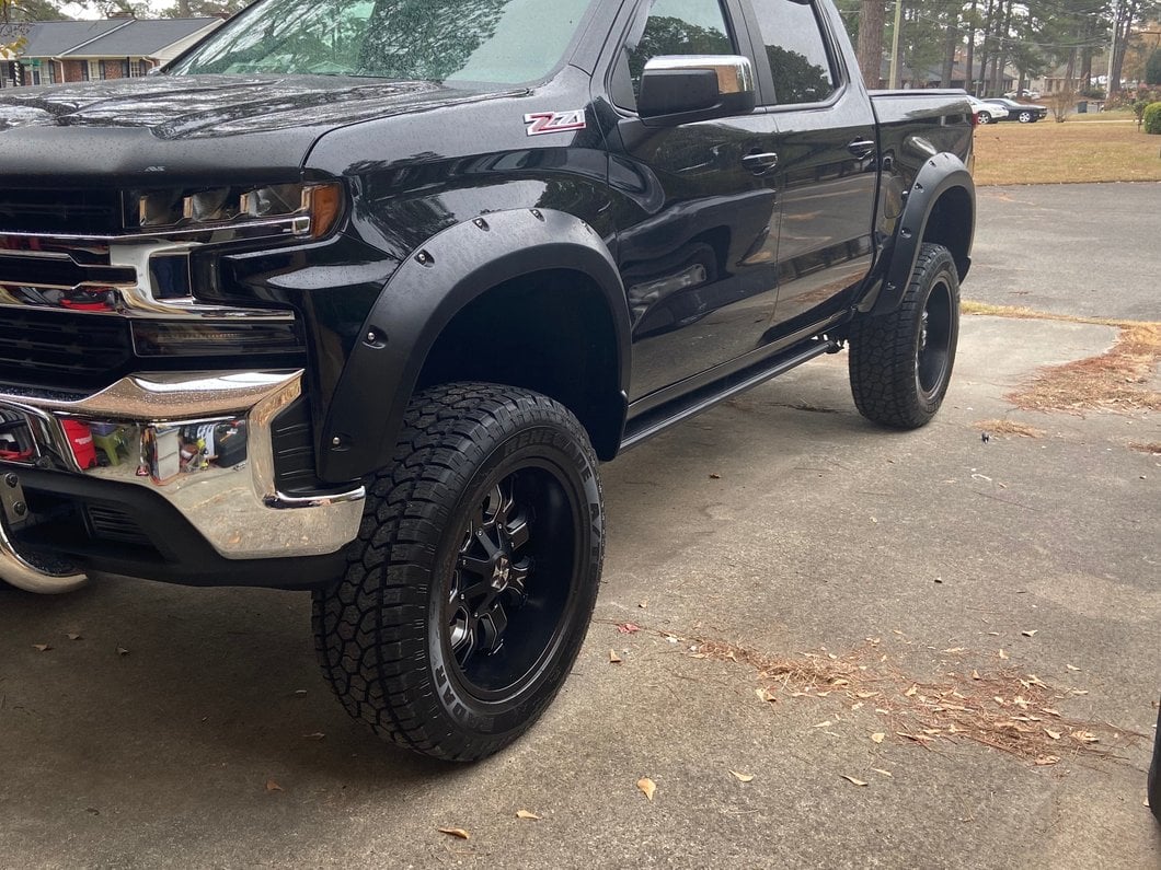RedRock Pocket Style Fender Flares (19-21 Silverado 1500)