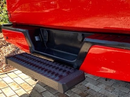 RedRock Aluminum Hitch Step for 2-Inch Receiver; Black (Universal; Some Adaptation May Be Required)