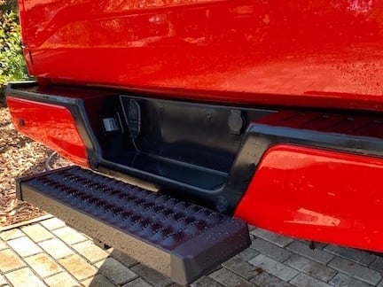 RedRock Aluminum Hitch Step for 2-Inch Receiver; Black (Universal; Some Adaptation May Be Required)