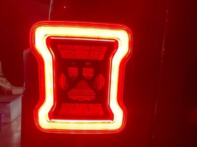 RedRock Paw Tail Light Covers (18-25 Jeep Wrangler JL w/ Factory LED Tail Lights)