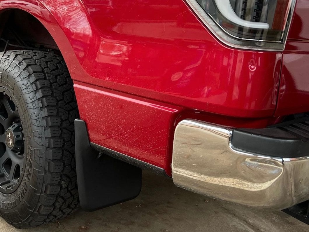 RedRock Mud Flaps; Front and Rear (04-14 F-150 w/o OE Fender Flares)