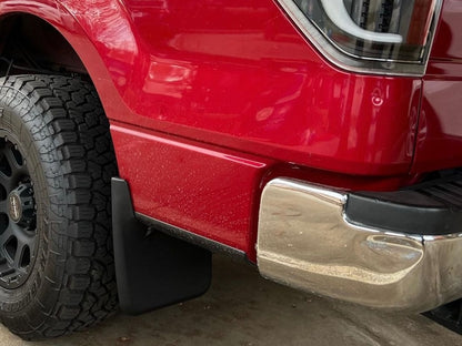 RedRock Mud Flaps; Front and Rear (04-14 F-150 w/o OE Fender Flares)