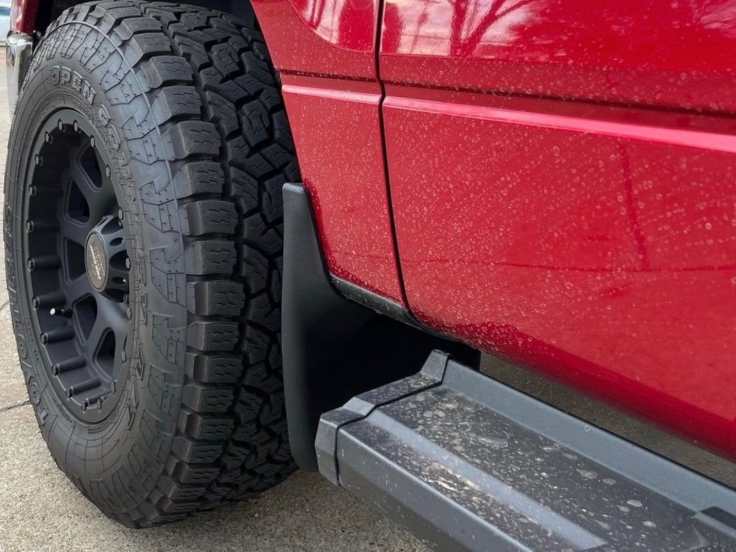 RedRock Mud Flaps; Front and Rear (04-14 F-150 w/o OE Fender Flares)