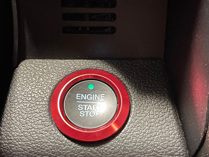 RedRock Start/Stop Button Trim; Red (15-20 F-150)