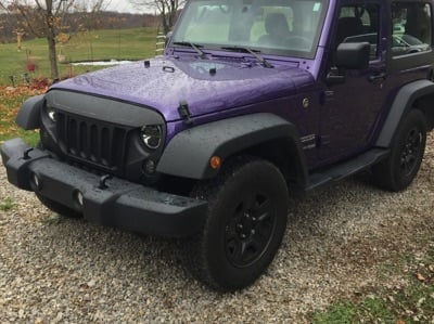 RedRock Beast Grille; Matte Black (07-18 Jeep Wrangler JK)