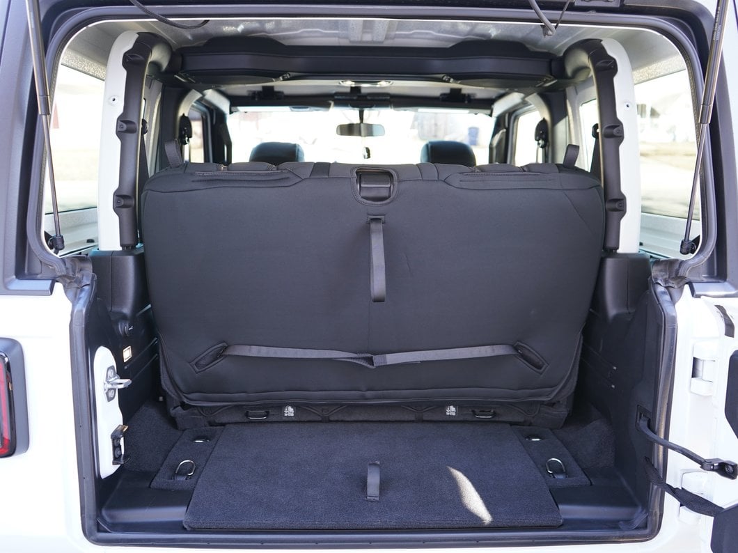 RedRock Custom Fit Front and Rear Seat Covers; Black (18-25 Jeep Wrangler JL 2-Door)
