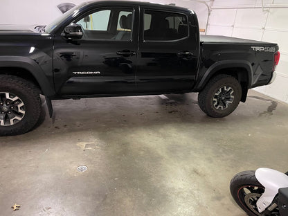 RedRock Molded Mud Flaps; Front and Rear (16-20 Tacoma w/ OE Fender Flares)