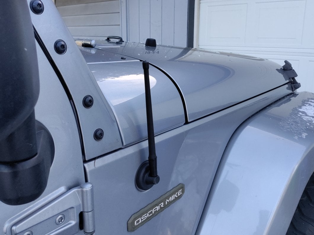 RedRock Off-Road Black Antenna; 6.50-Inch (Universal; Some Adaptation May Be Required)