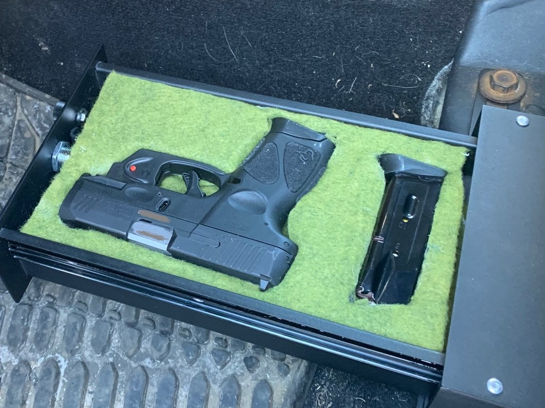 RedRock Under Seat Storage Lock Box; Driver Side (07-10 Jeep