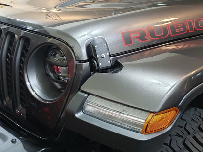 RedRock Locking Hood Catch Kit (18-25 Jeep Wrangler JL)