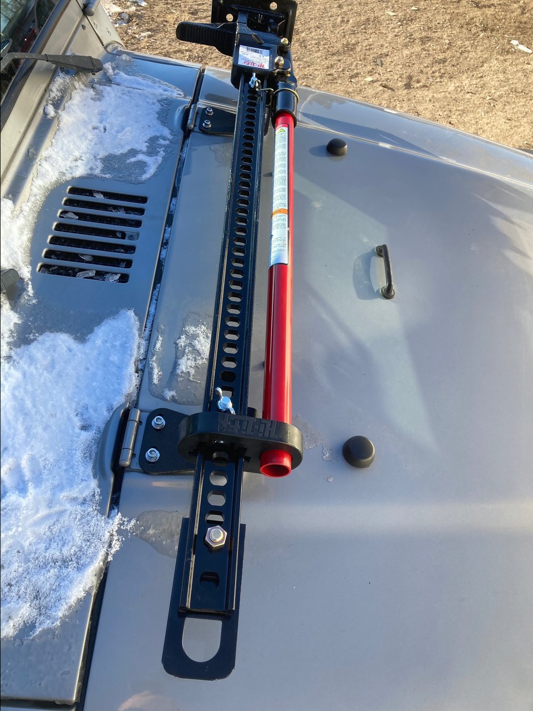 RedRock Farm Jack Hood Mount (87-06 Jeep Wrangler YJ & TJ)