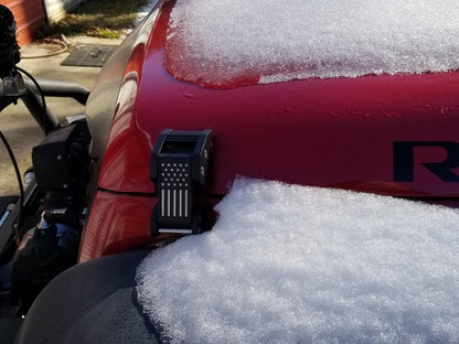 RedRock Old Glory Billet Hood Catch Kit (07-25 Jeep Wrangler JK & JL)