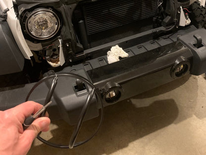 RedRock Euro Headlight Guards; Black (07-18 Jeep Wrangler JK)