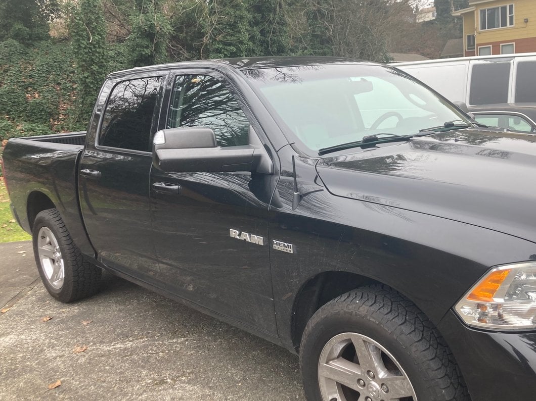 RedRock Off-Road Black Antenna; 6.50-Inch (94-25 RAM 1500)