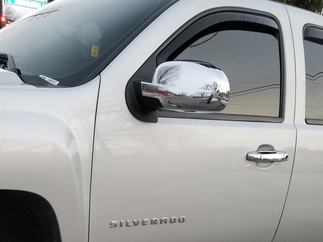 RedRock Full Mirror Covers Chrome (07-13 Silverado 1500)