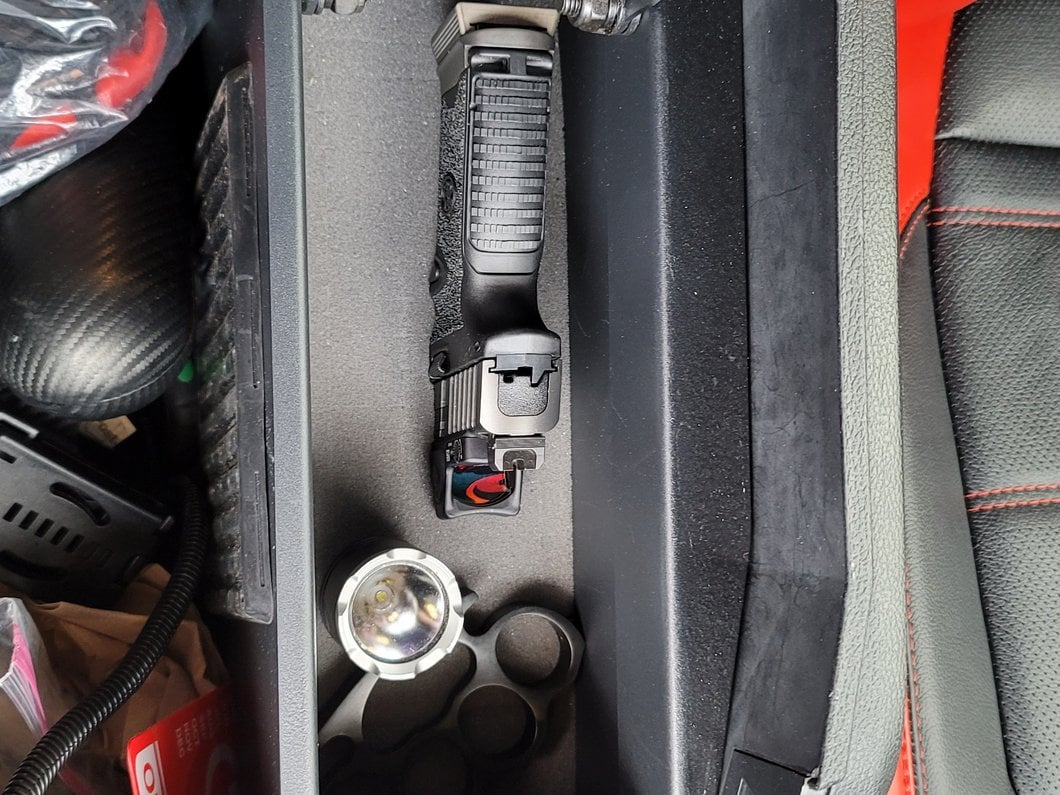 RedRock Center Console Storage Lock Vault (15-20 F-150 w/ Flow-Through Center Console)
