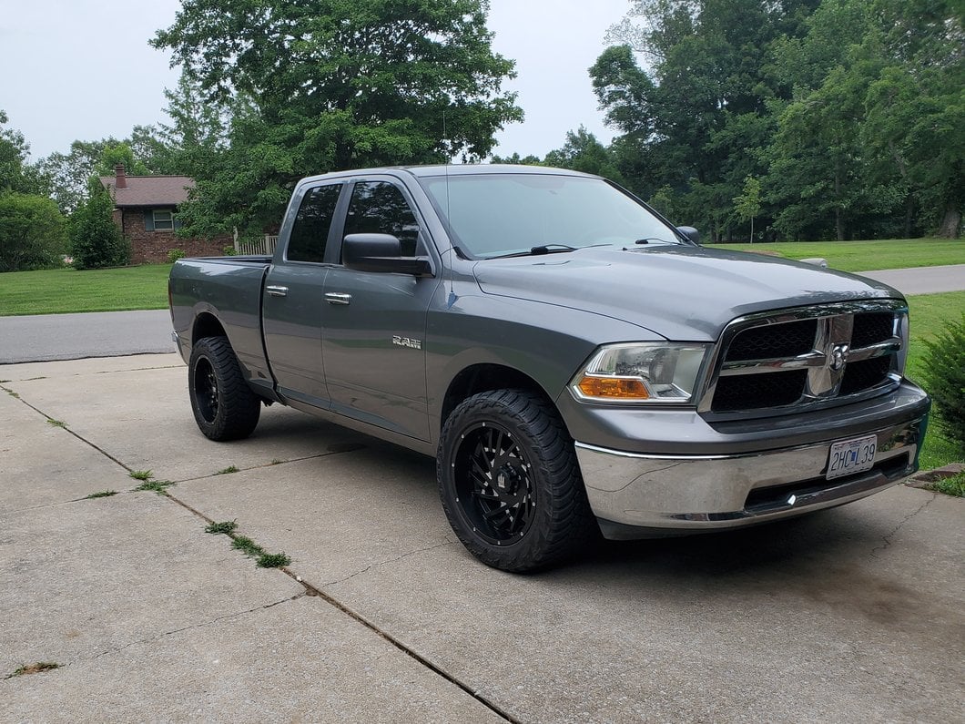 RedRock Pocket Style Fender Flares; Textured Black (09-18 RAM 1500, Excluding Rebel)