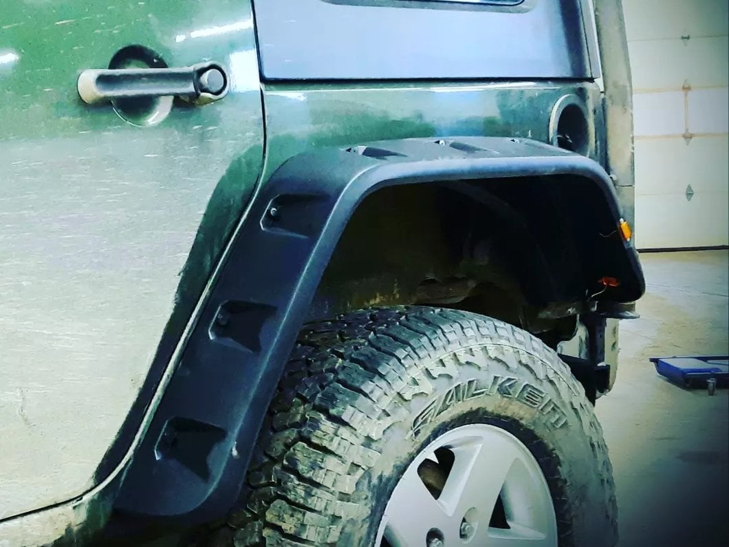 RedRock Off-Road Flat Fender Flares (07-18 Jeep Wrangler JK)