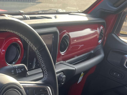 RedRock Dash Panel Overlay; Red (20-23 Jeep Gladiator JT)