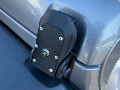 RedRock Locking Hood Catch Kit (18-25 Jeep Wrangler JL)
