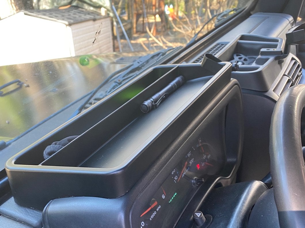 RedRock Dashboard Storage Organizer Tray (97-06 Jeep Wrangler TJ)