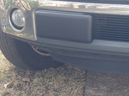 RedRock Front Bumper Guard Inserts; Black (09-14 F-150, Excluding Raptor)