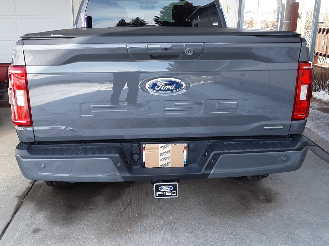RedRock Premium Hitch Plug with Ford F-150 Logo (Universal; Some Adaptation May Be Required)