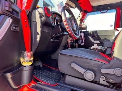 RedRock Alterum Series Door Panel Storage Organizer Tray (07-18 Jeep Wrangler JK)
