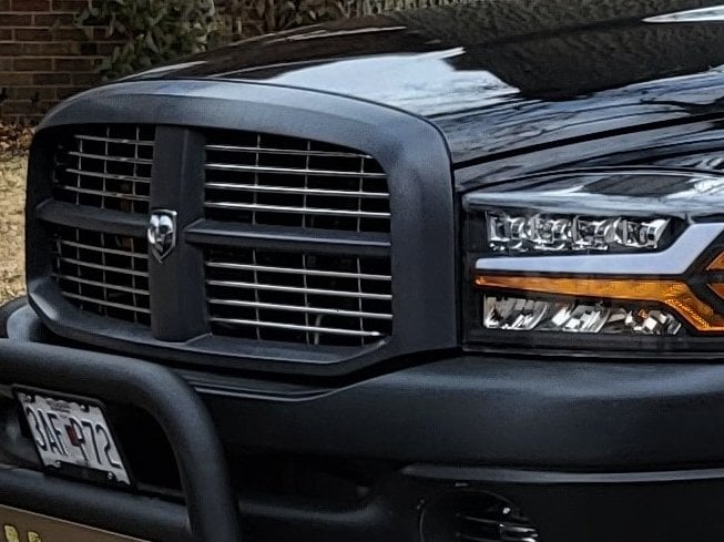 RedRock Replacement Insert for Factory Grille Housing; Chrome (06-08 RAM 1500)