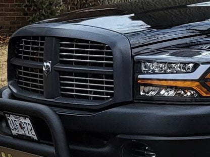 RedRock Replacement Insert for Factory Grille Housing; Chrome (06-08 RAM 1500)