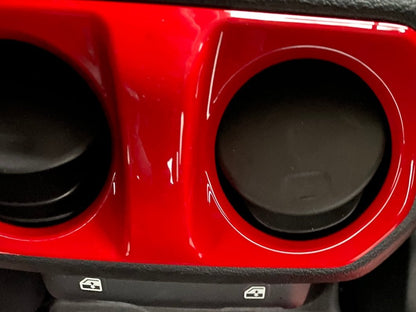 RedRock Rear HVAC Vent Trim; Red (20-25 Jeep Gladiator JT)