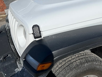 RedRock Locking Hood Catch Kit (18-25 Jeep Wrangler JL)