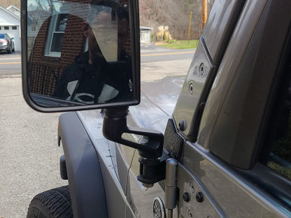 RedRock Mirror Relocation Brackets (97-06 Jeep Wrangler TJ)
