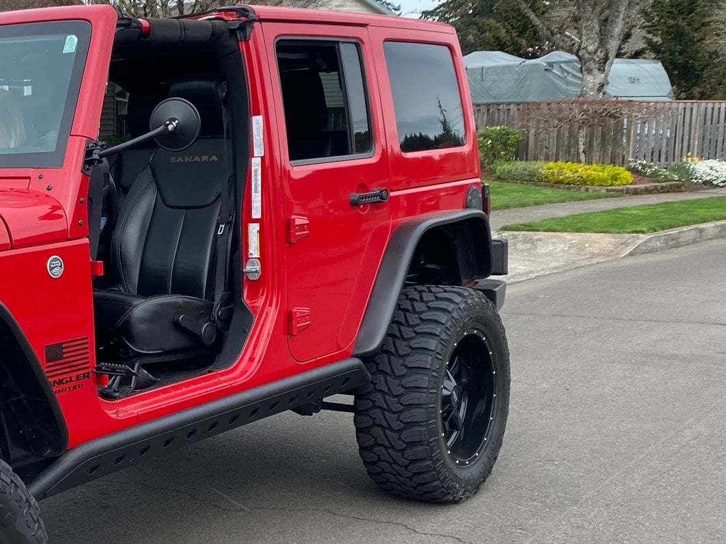 RedRock Detachable Round Trail Mirrors (97-18 Jeep Wrangler TJ & JK)