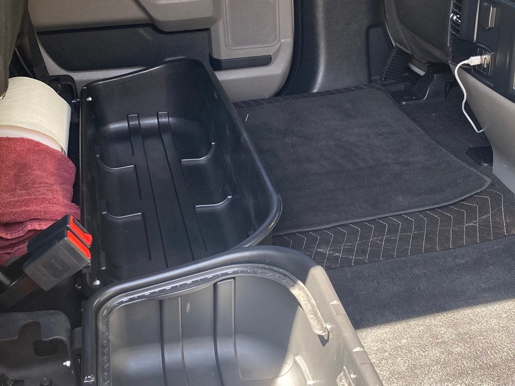 RedRock Under Seat Storage Box (15-25 F-150 SuperCrew)