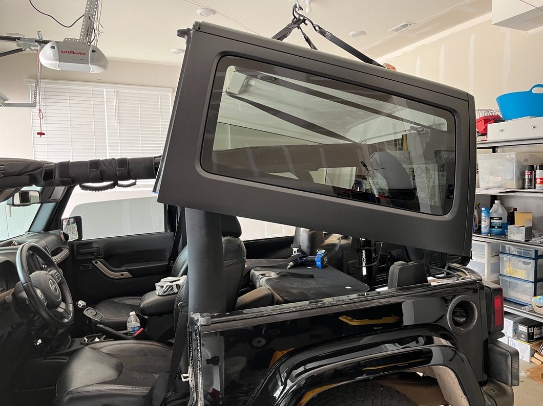 RedRock Manual Hard Top Hoist (07-18 Jeep Wrangler JK 2-Door)