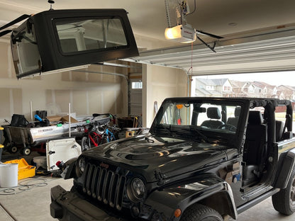 RedRock Manual Hard Top Hoist (07-18 Jeep Wrangler JK 2-Door)