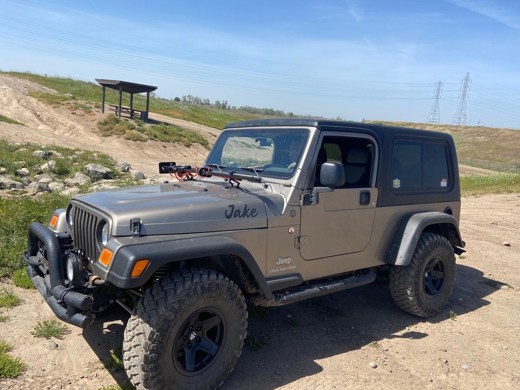 RedRock 3-Inch Side Step Bars; Textured Black (04-06 Jeep Wrangler TJ Unlimited)