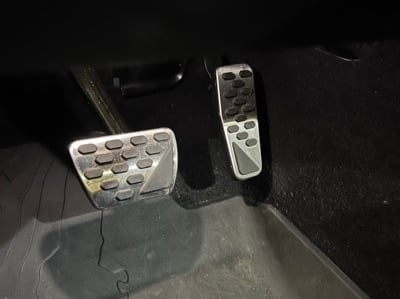RedRock Billet Aluminum Pedal Covers (18-25 Jeep Wrangler JL w/ Automatic Transmission)
