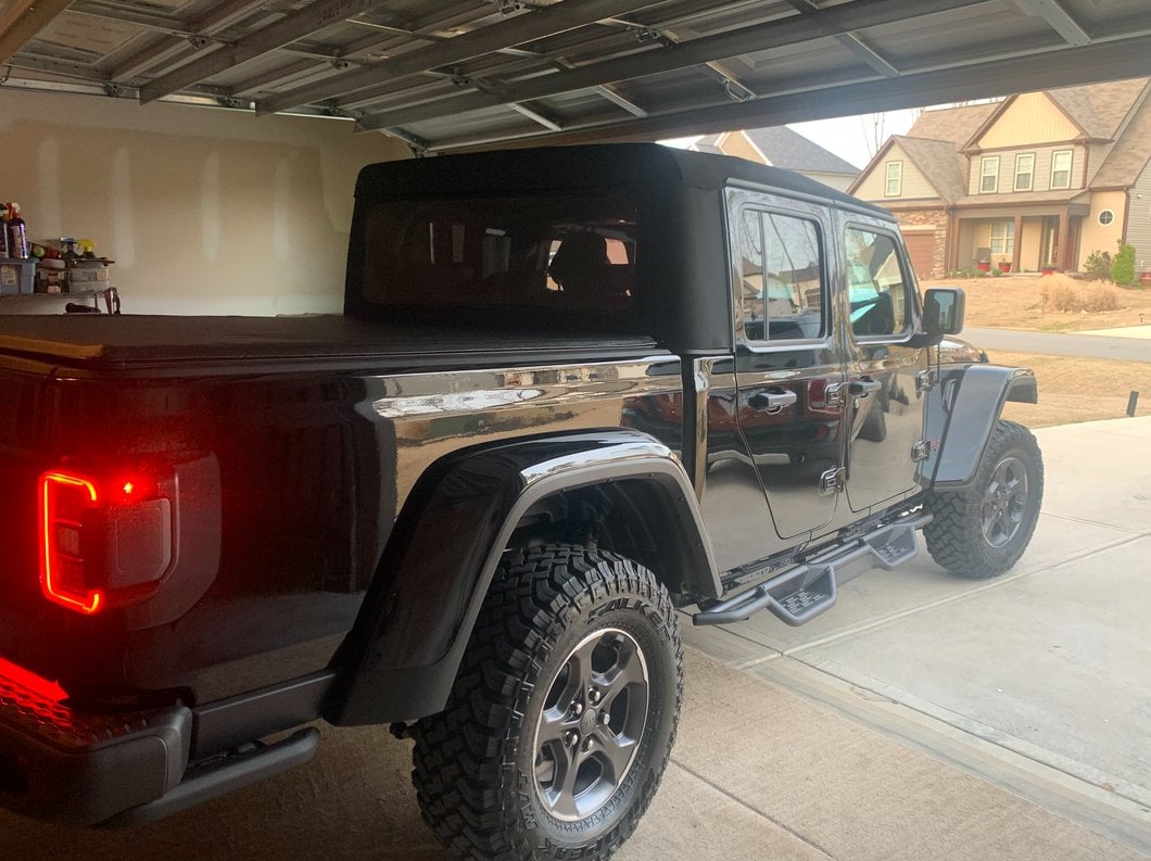 RedRock HD Drop Side Step Bars (20-25 Jeep Gladiator JT)