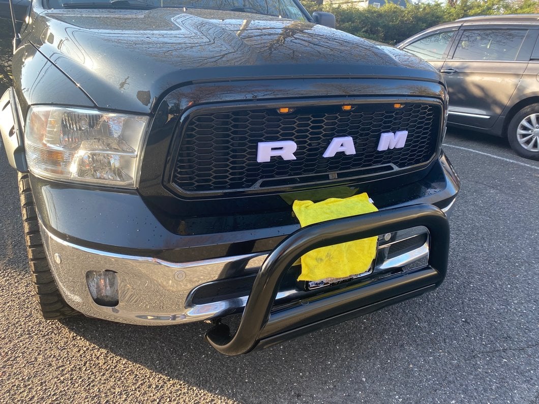 RedRock Baja Upper Replacement Grille; Gloss Black (13-18 RAM 1500, Excluding Rebel)