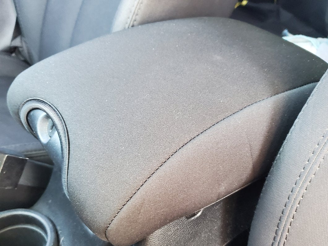 RedRock Neoprene Center Console Cover; Black (11-18 Jeep Wrangler JK)