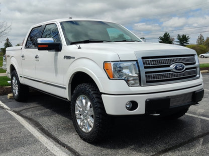 RedRock Lower Bumper Grille Insert; Polished (09-14 F-150, Excluding Raptor, Harley Davidson & 2011 Limited)