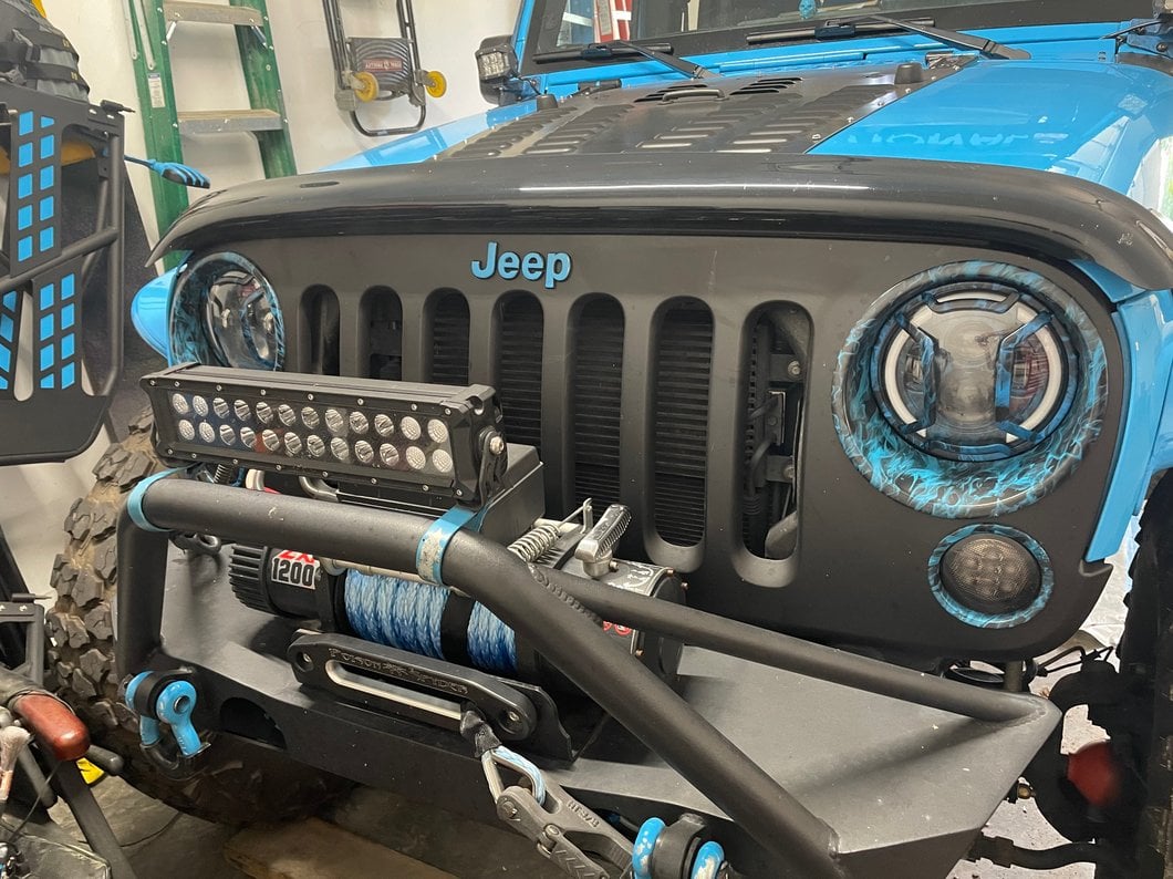 RedRock Headlight Guards (07-18 Jeep Wrangler JK)