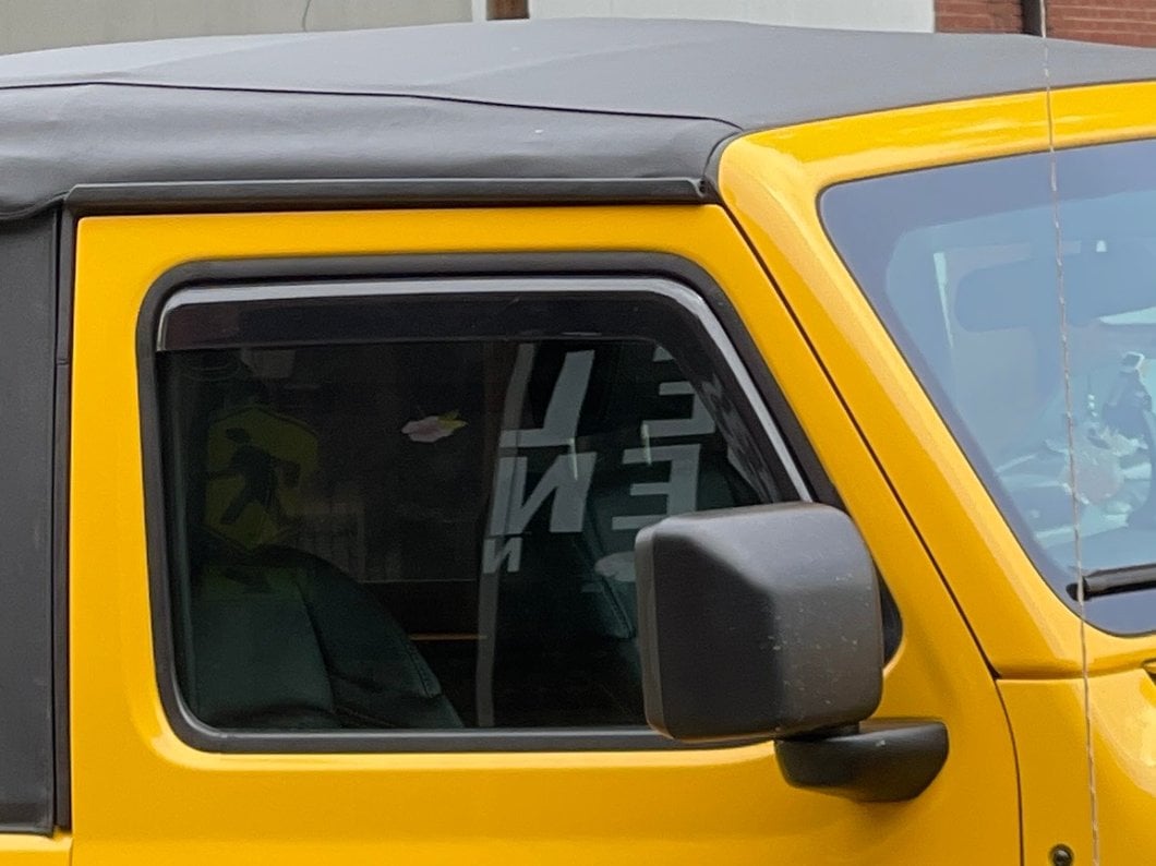 RedRock In-Channel Window Deflectors (18-25 Jeep Wrangler JL 2-Door)